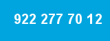 922 277 70 12